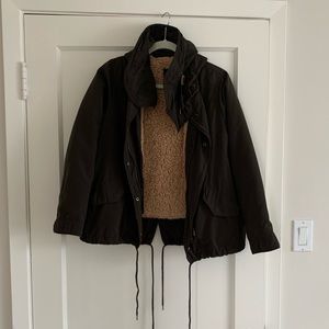 Zara Basic Semi Puffer Jacket